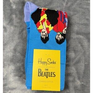 Happy Socks Men's Crew Socks The Beatles Cotton Size 9-11